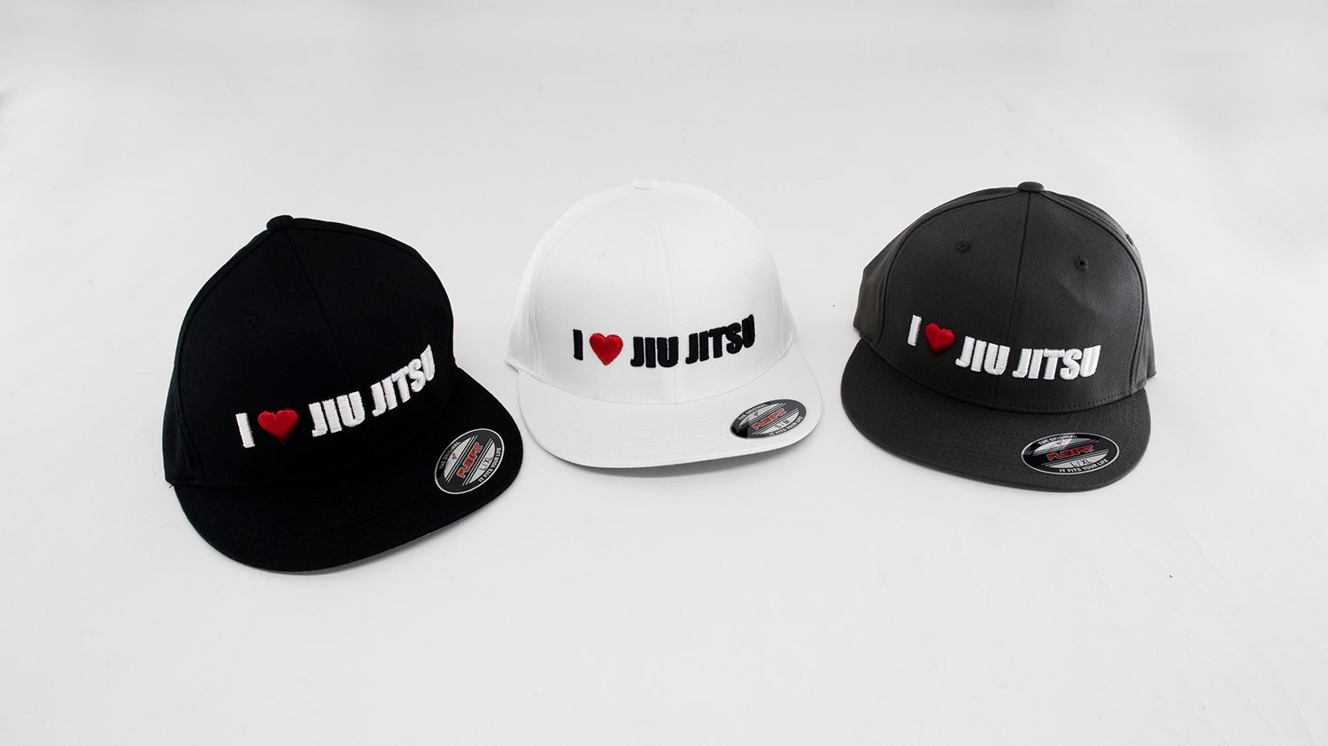 Genuine Flex Fit Hats Heart I Jiu – Jitsu